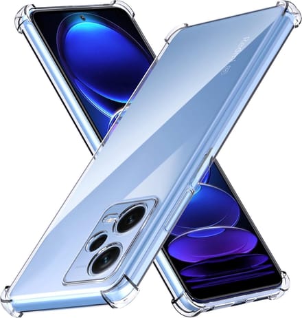 Shockproof Soft TPU hoesje Silicone Case Geschikt voor: Xiaomi Redmi Note 12 Pro+/12 pro plus 4G/5G - Transparant