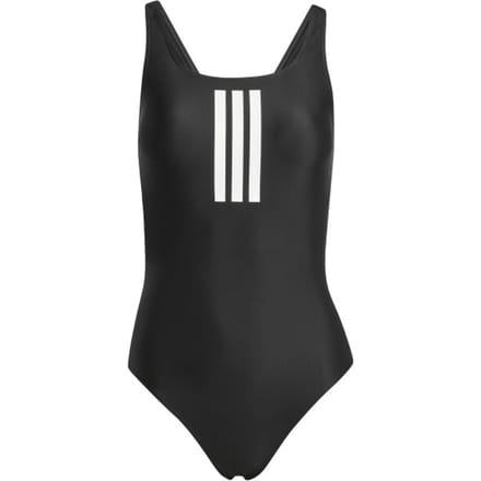 Adidas Performance 3-Stripes V-Back Badpak - Dames - Zwart