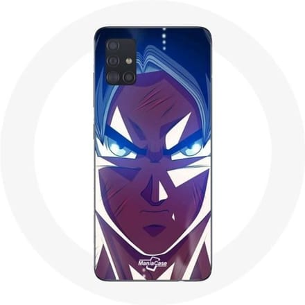 Coque Samsung Galaxy A51 Dragon Ball Goku Visage énervé