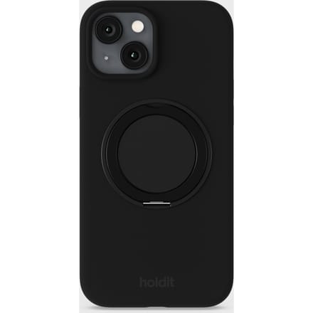 Silicone Stand Case Black iPhone 13