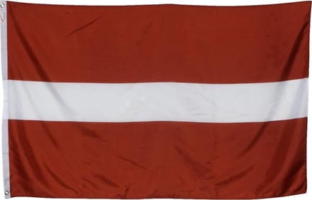 New Age Devi - Letland vlag - 90 x 150 cm polyester - Letse vlag - Latvia