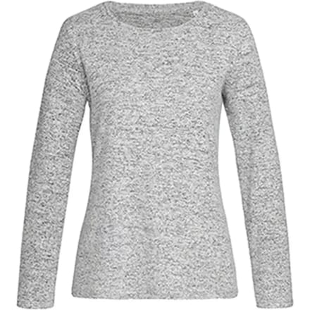 Stedman - Knit Lange Mouwen Dames Sweater - Light Grey Melange maat S