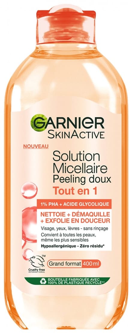 Garnier SkinActive Milde Peeling Micellaire Oplossing Alles in 1 400 ml