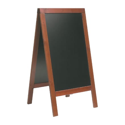 Securit® Deluxe grote rubberhout-terrasplank in mahonie, 135 cm