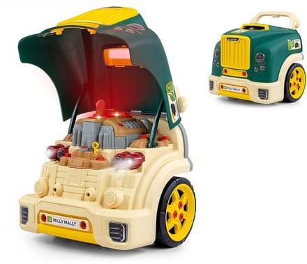 Milly Mally N-GINE speelgoedauto 56-delig - Monteursspeelgoed