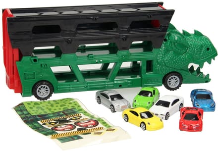 Dino Transporter met Afschietfunctie, 7dlg.