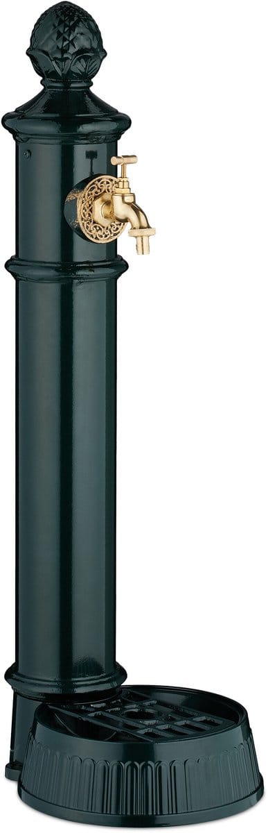 waterzuil met kraan - 83 cm - putje - groen