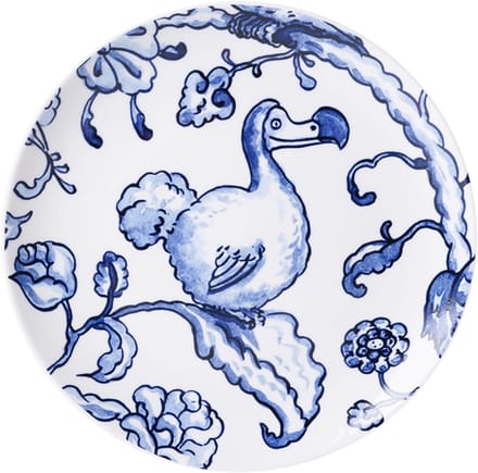 Heinen Delfts Blauw - Wandbord The Heritage Collection - Dappere Dodo - Keramiek - 20 cm
