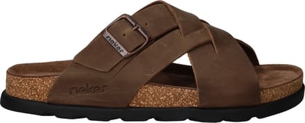 Rieker Slippers - Heren - Bruin - Maat:46