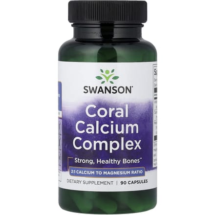 Swanson, Koraal Calcium Complex, 90 Capsules