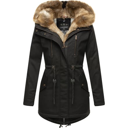 Navahoo Dames Winterjas Diamond – Warm, Elegant & Teddyfleece Voering