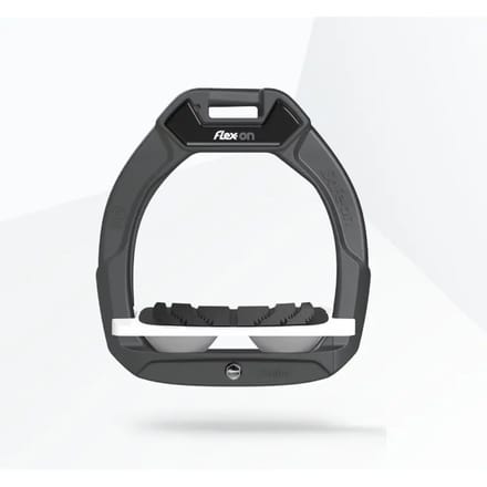 Veiligheidsstijgbeugels voor ruiters Inklapbaar Grip Antraciet/Wit/Grijs Kinderen Flex-On Safe-On