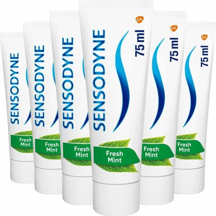 Sensodyne - Tandpasta - Fresh Mint - 2x75ml x 3