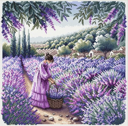 Borduurpakket AVA Stitch - Perfume of Provence - Het parfum van de Provence - 031