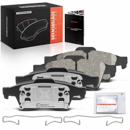 Frankberg 4x Remblokken Achteras voor Renault