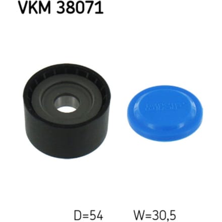 Rondsel/geleiderpoelie, V-riem SKF VKM 38071