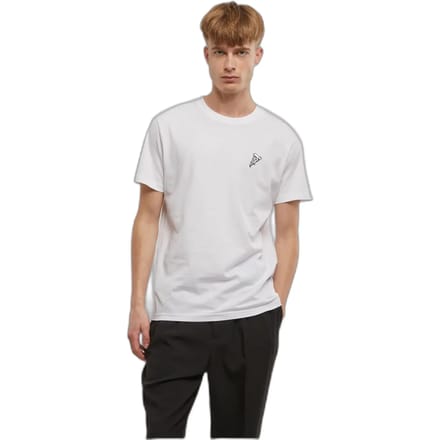 Mister Tee - Pizza EMB Heren Tshirt - S - Wit