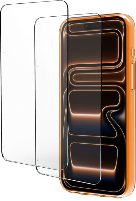Beschermset geschikt voor iPhone 17 Pro Max - Hoesje en Screenprotector - Transparant