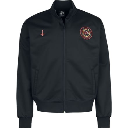 Slayer Trainingsjas - Soccer Trackjacket - S tot 5XL - voor Mannen - zwart