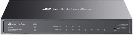 TP-Link TL-SG2008P JetStream 8-Port Gigabit Smart Switch with 4-Port PoE+ (62W)