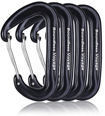 Solidchoice - D-Shape Aluminium Carabiner Haak voor Outdoor Activiteiten