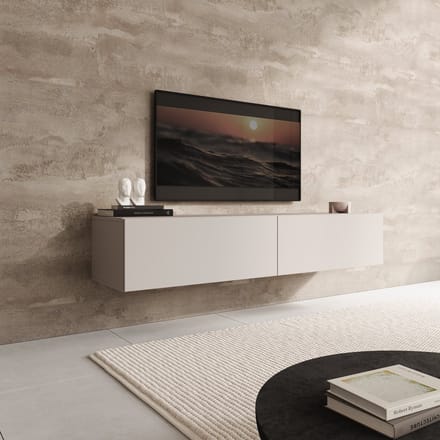 Meubella - TV-Meubel Palm - Beige - 160 cm