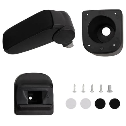 vidaXL Autoarmsteun voor VW POLO 6R/6C (2009-2017) 12x34x(35-47) cm ABS zwart