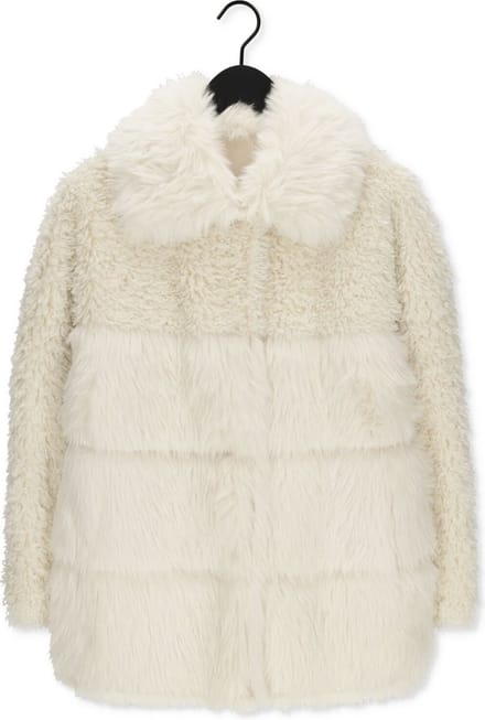Beaumont Soft Fur Mix Jacket Jassen Dames - Winterjas - Creme - Maat 40