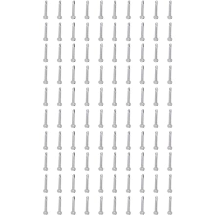 100 Stuks Zelfborende Schroef RVS Kruiskop Rond M4.2x32 Bevestigingsset Kit