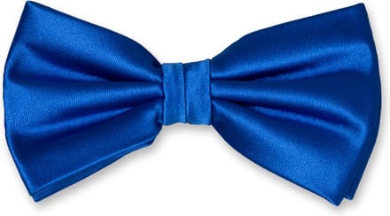E.L. Cravatte Strik - Koningsblauw - Satijn Polyester Vlinderdas
