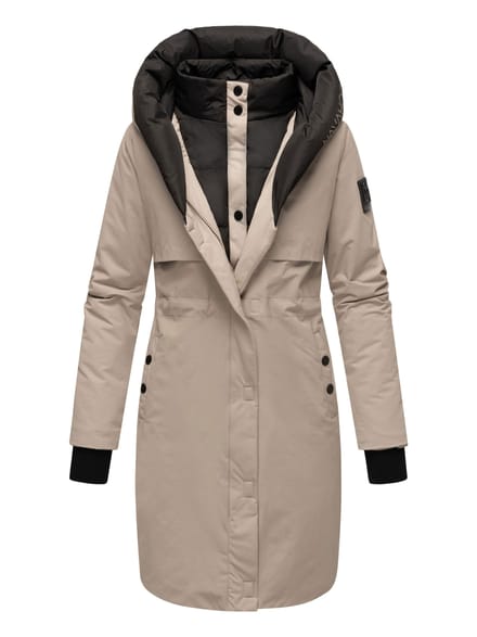 Navahoo dames winterjas Snowelf – Licht & Warm met magneetsluiting