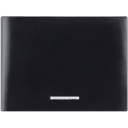 PORSCHE DESIGN Leren Kaarthoes Classic Billfold 10 W Black Zwart