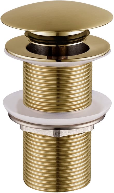Sanifun Soni Clickwaste Verlengd 5/4 – Geborsteld Messing, Universeel