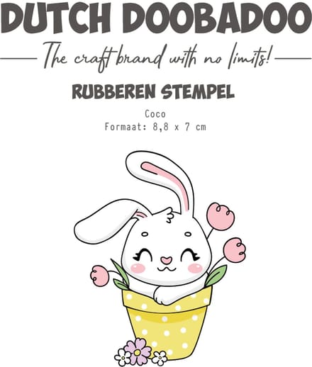 DDBD Rubber stamp Coco