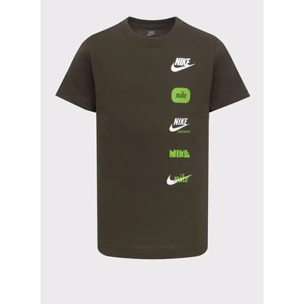 T-shirt met kinderbadge Nike Club