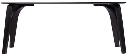 Bronx71® Eettafel Flint eiken zwart 220 x 100 cm