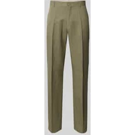straight fit stoffen broek van Lyocellmix Model 'Myron'