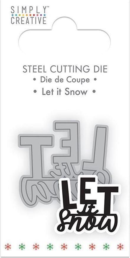 Simply Creative Let it Snow Die (SCDIE124X19)