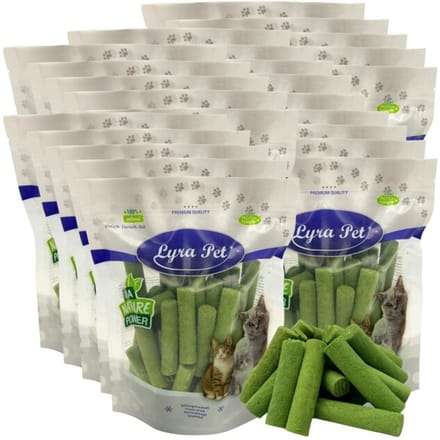 5 kg (25 x 200 g) Lyra Pet® gevriesdroogde kattengras sticks
