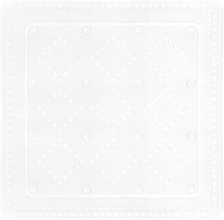 Antislip Douchemat Badmat Rond 55x55 cm Wit voor Veilige Douche en Bad