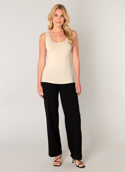 BASE LEVEL Yippie Top - Light Beige - maat 38