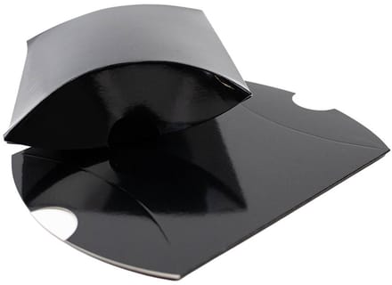 25x gondeldoos zwart 105x95x30mm