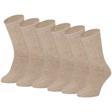 Heatkeeper Dames Thermo Sokken - 4 paar - Beige Mouliner - Maat 36/41