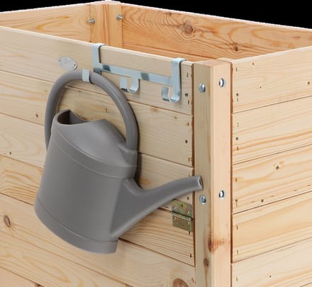 Esschert Design gieter halfrond grijs 2,3 liter