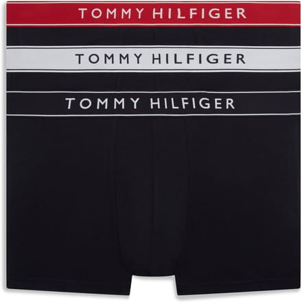 Tommy Hilfiger - 3-Pack Boxers Stretch Cotton - Zwart - M