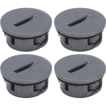 4 STUKS Stofzuiger Eindkap Vervanging Rollende Borstel Eindkap voor V6 Dc35 Dc44 DC59 DC62 SV03 gray