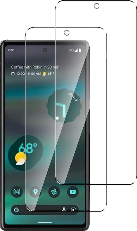 Screenprotector geschikt voor Google Pixel 6A Screenprotector Gehard Glas - Screenprotector geschikt voor Google Pixel 6A ScreenprotectorTempered Glass - 2 Stuks
