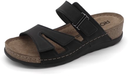 Rohde Dames Slipper - 5433-90 Zwart - Maat 38