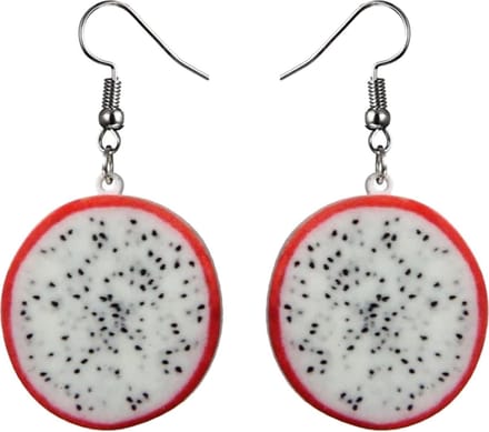 Fako Bijoux® - Oorbellen - Groente & Fruit - Drakenfruit