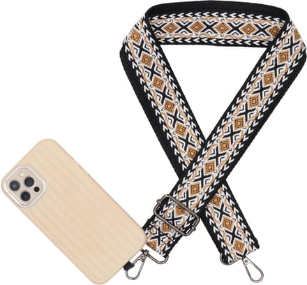 Beagles Malaga Schouderband - Telefoonkoord - Zwart